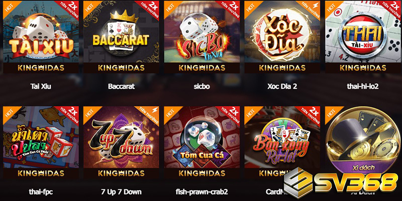 Casino SV368 - Kinh nghiệm chơi Sicbo tài xỉu online ăn tiền thật